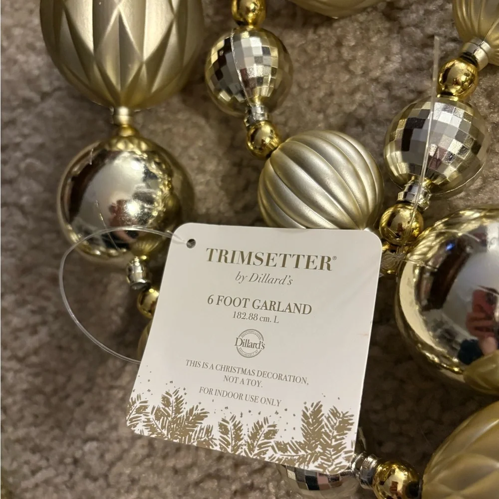 6’ Shatterproof Christmas Ornament Garland